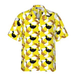 Ducks On The Farm Hawaiian Shirt 3
