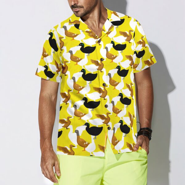 Ducks On The Farm Hawaiian Shirt 4