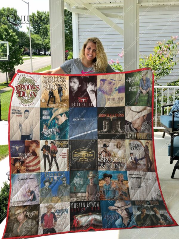 Dustin Lynch Quilt Gift For Christmas Black Friday Thanksgiving