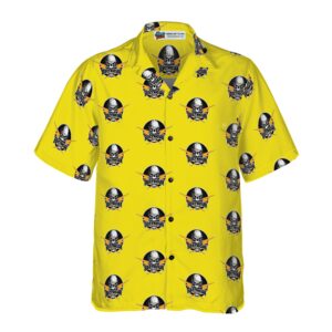 Electrician Proud Skull Hawaiian Shirt 3