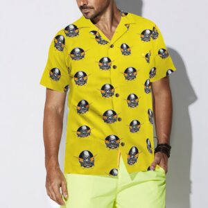 Electrician Proud Skull Hawaiian Shirt 4
