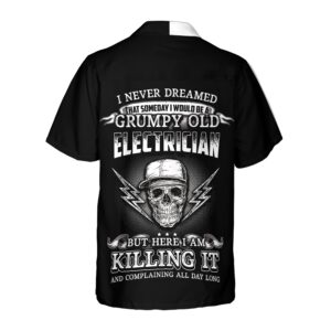 Electrician Proud Skull Hawaiian Shirt V2 2