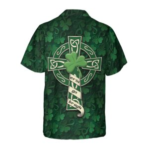 Erin Go Bragh Shamrock Flag Ireland Proud Hawaiian Shirt 2