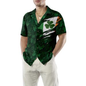 Erin Go Bragh Shamrock Flag Ireland Proud Hawaiian Shirt 5