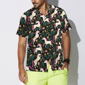 Fantasy Unicorns Hawaiian Shirt 4