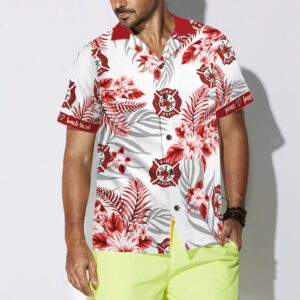 Firefighter Fire Rescue Hawaiian Shirt 3