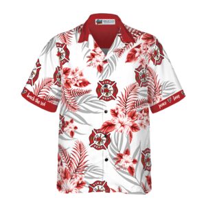 Firefighter Fire Rescue Hawaiian Shirt 4
