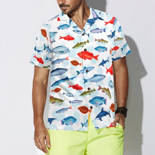 Fish Pattern Hawaiian Shirt 4