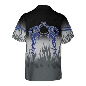 Flame And Dragon Tattoo Hawaiian Shirt Flame Print Hawaiian Shirt Flame Shirt For Men And Women 2