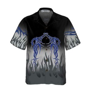 Flame And Dragon Tattoo Hawaiian Shirt Flame Print Hawaiian Shirt Flame Shirt For Men And Women 3
