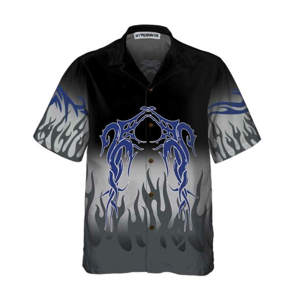 Flame And Dragon Tattoo Hawaiian Shirt Flame Print Hawaiian Shirt Flame Shirt For Men And Women 3