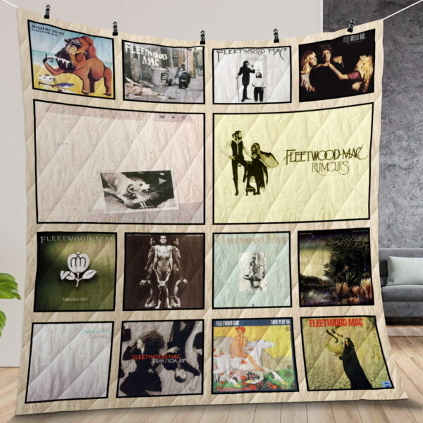 Fleetwood Mac Albums Quilt Gift For Christmas Birthday Halloween