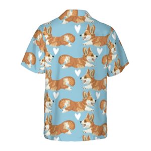 Flying Corgi Blue Hawaiian Shirt Corgi Shirt For Men And Women 2