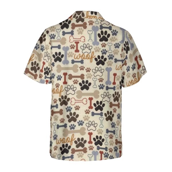 Footprint Dog Bone Seamless Hawaiian Shirt 2
