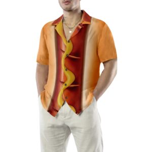 Funny Halloween Hot Dog Costume Shirt Hawaiian Shirt 5