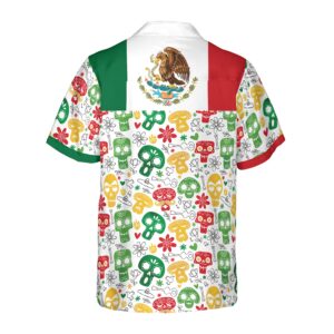 Funny Mexican Skull Hawaiian Shirt 2