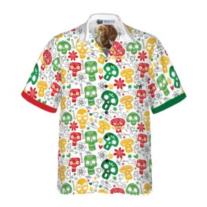 Funny Mexican Skull Hawaiian Shirt 4