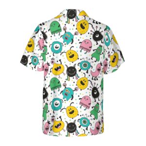 Funny Monsters Hawaiian Shirt 2