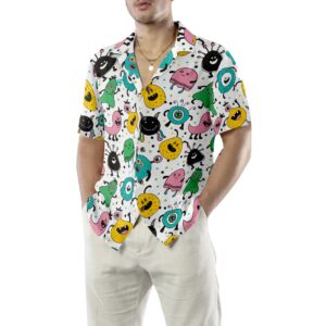 Funny Monsters Hawaiian Shirt 5