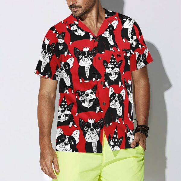 Funny Red French Bulldog Hawaiian Shirt 4