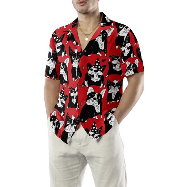 Funny Red French Bulldog Hawaiian Shirt 5