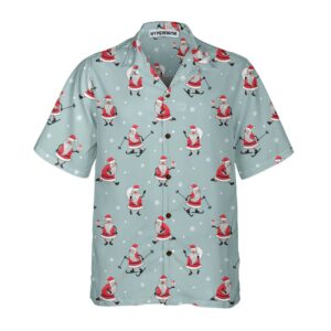 Funny Santa Claus Christmas Shirt For Men Santa Claus Hawaiian Shirt 3