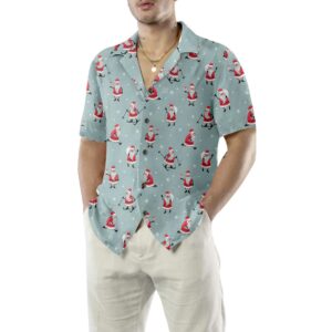Funny Santa Claus Christmas Shirt For Men Santa Claus Hawaiian Shirt 4