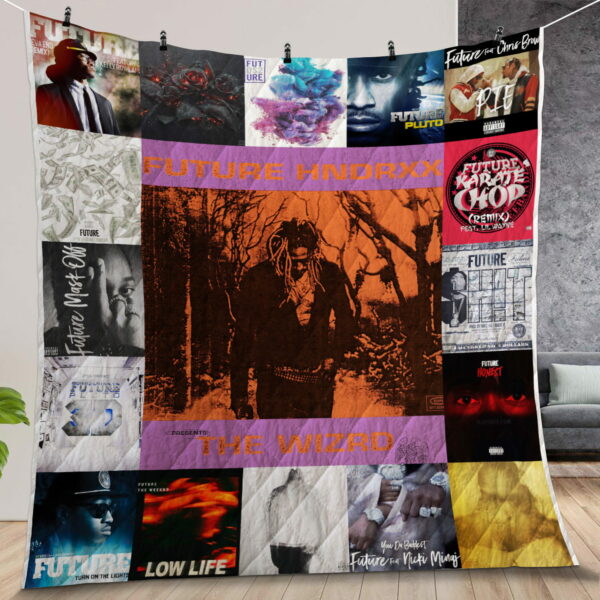 Future Rapper Albums Quilt Gift For Christmas Black Friday Thanksgiving