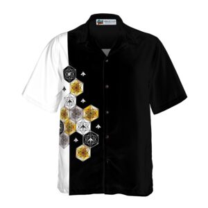 Geometry Bee Hex Hawaiian Shirt 3