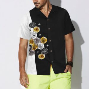 Geometry Bee Hex Hawaiian Shirt 4
