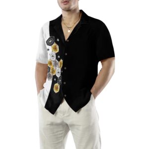 Geometry Bee Hex Hawaiian Shirt 5