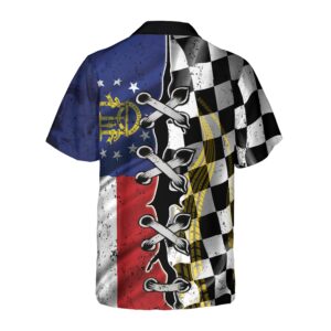 German Flag With Centaurea Cyanus Hawaiian Shirt 2