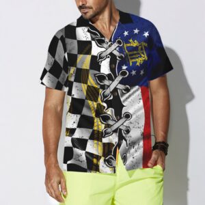 German Flag With Centaurea Cyanus Hawaiian Shirt 4