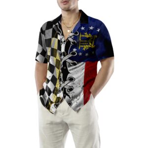 German Flag With Centaurea Cyanus Hawaiian Shirt 5