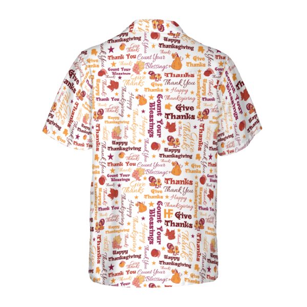 Give Thanks For Thanksgiving Day Hawaiian Shirt 2