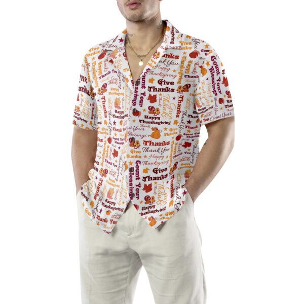 Give Thanks For Thanksgiving Day Hawaiian Shirt 5