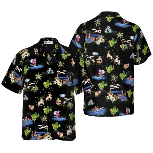 Go Bucks Logo Christmas Hawaiian Shirt 1