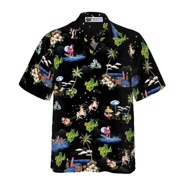 Go Bucks Logo Christmas Hawaiian Shirt 2