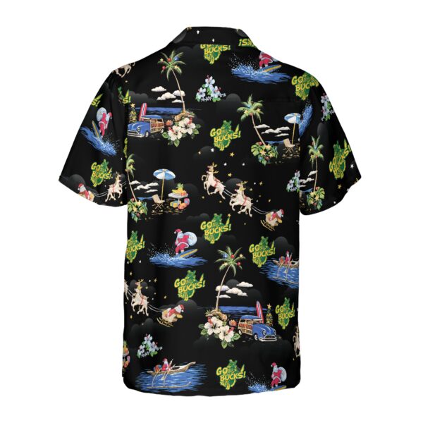 Go Bucks Logo Christmas Hawaiian Shirt 3