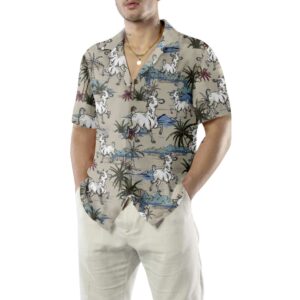 Goat Island Hawaiian Shirt Funny Goat Shirt For Adults Goat Print Shirt 5