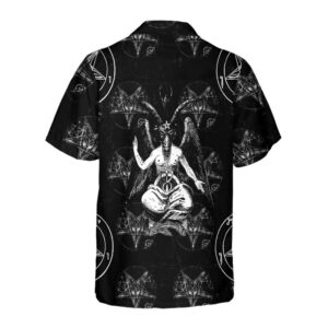 Goat Satan Hawaiian Shirt Cool Goat Shirt For Adults Goat Print Shirt 2