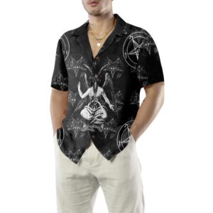 Goat Satan Hawaiian Shirt Cool Goat Shirt For Adults Goat Print Shirt 5