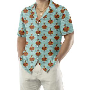 Gobble Gobble Thanksgiving Turkey Shirt Thanksgiving Hawaiian Shirt For Men 6