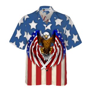 God Bless America 4th Of July Hawaiian Shirt 3