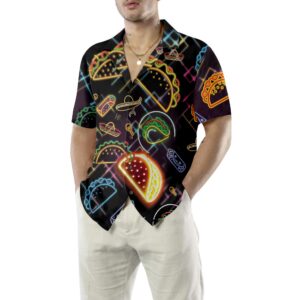 God Created Tacos Hawaiian Shirt Funny Taco Shirt For Men Women 4