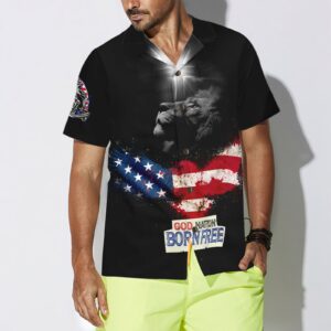 God Nation Born Free Hawaiian Shirt 5