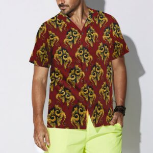 Gold Dragons For The Hero Hawaiian Shirt 4