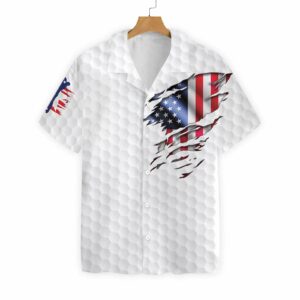 Golf American Flag Hawaiian Shirt 3