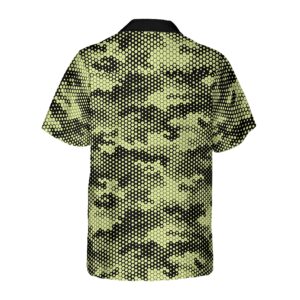 Golf Ball Texture Digital Camo Hawaiian Shirt 2