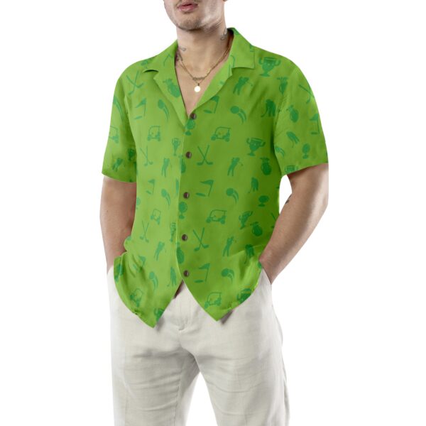 Golf Heartbeat Lifeline Hawaiian Shirt 5
